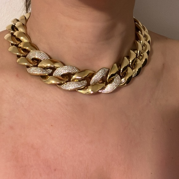 Michael Kors Pave gold-tone chunky chain - Picture 4 of 4